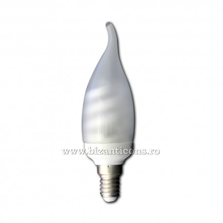 Bec economic mic 11W - lumina galbena Bec economic mic 11W - lumina galbena
