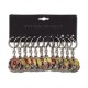 Breloc metal - Ierusalim rotund 12/set