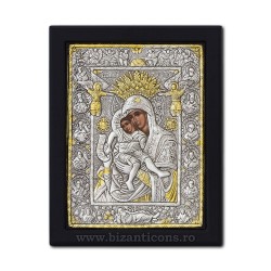 The icon with silvered Mother of God - Should it really 19x26 cm K104Ag-022