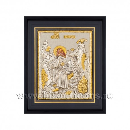 Icoana argintata - rama 25x30 Sf Ilie K1101-444 Icoana argintata - rama 25x30 Sf Ilie K1101-444