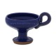 CATUIE ceramica fara capac medie - albastra 9x7cm D82-6 36/bax