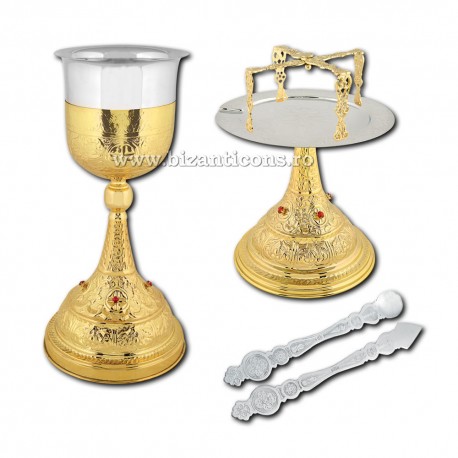 SET SF. VASE 3 l aurite - cruci + floral S18-51G