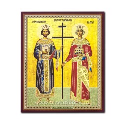 1861-751 Icoana ruseasca mdf 20x24 Sf Constantin si Elena