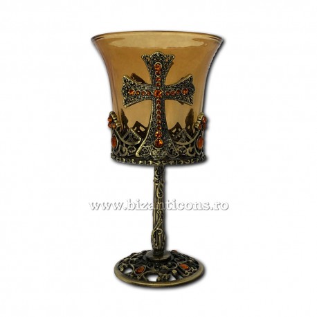 120-205Br candela metal 9x16cm - bronz 40/bax