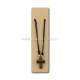 43-25 colier + cruce piatra naturala 12/set