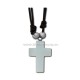 43-30 colier + cruce piatra naturala 12/set