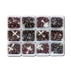 Rozarii lemn cu aroma de mir 12/set