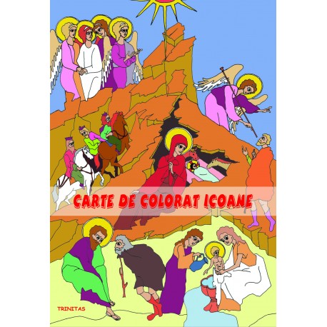 71-1522 Carte de colorat icoane pentru copii