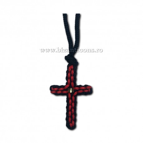 9-12-2 colier textil - negru + rosu 12/set 9-12-2 colier textil - negru + rosu 12/set
