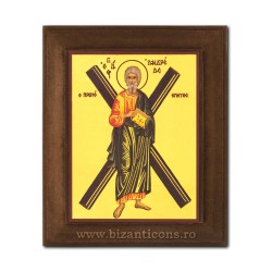 1828-118 Icoana fond auriu 11x13 - Sf Andrei