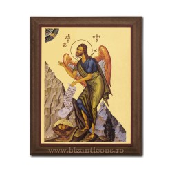 1829-121 Icoana fond auriu 15,5x19,5 - Sf Ioan Botezatorul