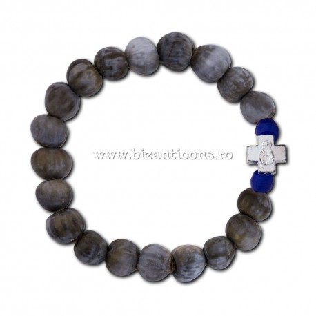 Bratara din Lacrima Maicii Domnului - cruce plastic 12/set Bratara din Lacrima Maicii Domnului - cruce plastic 12/set