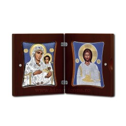 Diptic Ag925 MD Jerusalem + Pantocrator 12x21 PD25-006-001