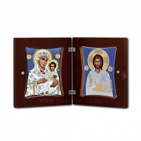 Diptic Ag925 MD Jerusalem + Pantocrator 12x21 PD25-006-001
