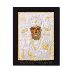 Icoana metal - Sfantul Ierarh Nicolae 19x24 cm K104-009