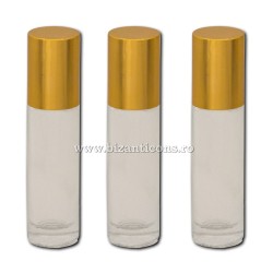 1-52Β μπουκάλια με μύρο, 8 ml, καπάκι, χρυσό, 30/περίπτωση 810/περίπτωση