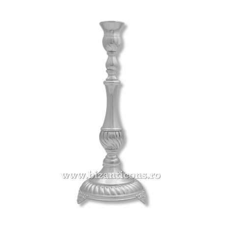 The 52-130Ag candle holders, silver - 1 arm is 25 inches 48x2/case