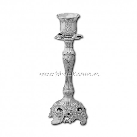 The 52-140Ag candle holders, silver - 1 of the arm 18,5x7,5 cm 2/set, 48/box