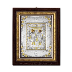 Икона argintata - Святых Архангелов Михаила и Гавриила 36x44cm K700-033