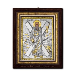 Το εικονίδιο με το ασημωμένο - Αγίου Ανδρέα του Αποστόλου - Προστάτης της Ρουμανίας, 36x44cm K700-118