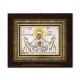 The icon with silvered our lady Queen of Heaven - Platitera 27x32 cm-K701-409