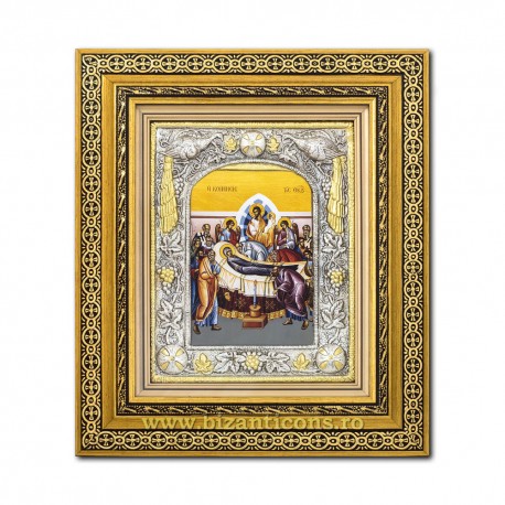 Icoana in rama - Adormirea Maicii Domnului 40x50 cm