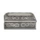 52-96AgP cutie metal argintie + patina 17,5x10x7,5 36/bax