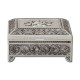 52-136AgP cutie metal altar argintie + patina - patrata 24/bax