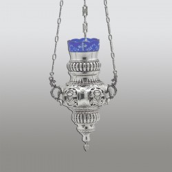 CANDELA lant - No 2 flori 28 cm - argint 925 + patina RK 110-806
