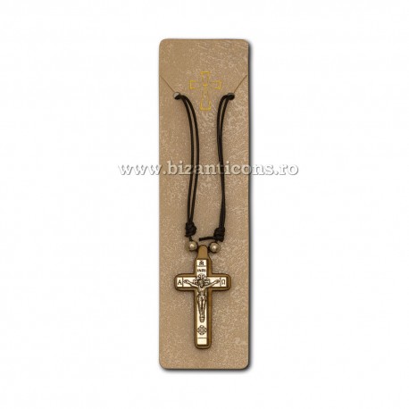 24-94 of the necklace that the cross metal & wood, 12/set