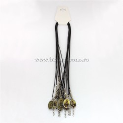 11-46 colier snur + medalion icoana 12/set RTR RED 50%