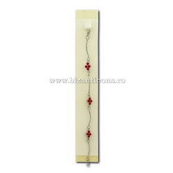 63-51 metanie metal + 3 cruci stras 12/set RTR RED 50%