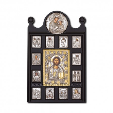 Icoana iconostas metal 33x51 M Pantocrator K980-001