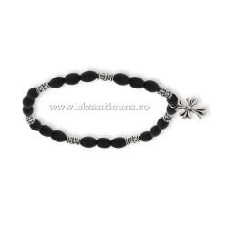 42-19 metanie bila mata + cruce metal 12/set
