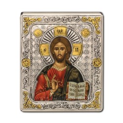 Icoana argint - M Pantocrator - 9X11 HG25-001