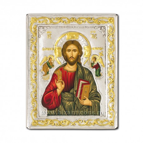 Icoana argint - M Pantocrator - 15x19 HG40-000