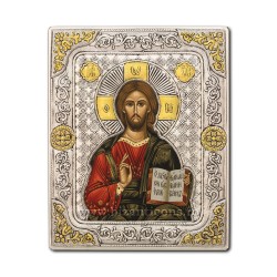 Icoana argint - M Pantocrator - 15x19 HG40-001