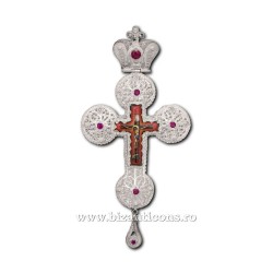 The cross in Bucharest - filigree-Ag925 - e - gems 12x7cm FD2246 - 76gr.