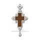 The cross in Bucharest - filigree-Ag925 - wood - stone 15x7cm FD2254 - 50gr.