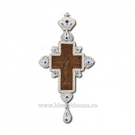 Крест Stavrofor - "водяной знак" Ag925 - из - камня 15x7cm FD2254 - 50gr.