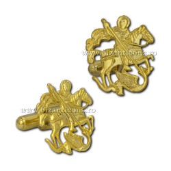 Cufflinks Ag925 - St. George - the silver wire is 2.2 cm FD2406 - 7gr.