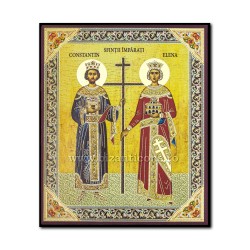 1852-011 Icoana ruseasca mdf 10x12 Sf Constantin si Elena