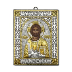 Icoana argint - M Pantocrator - 20x24.5 - RC50-001