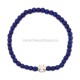 3-65 metanie bile mici sticla colorate + cruce metal 12/set