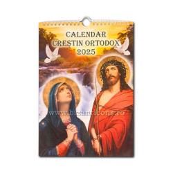 CALENDAR perete A4 - spira - albastru MD Sporul Casei 50/set CP48-1