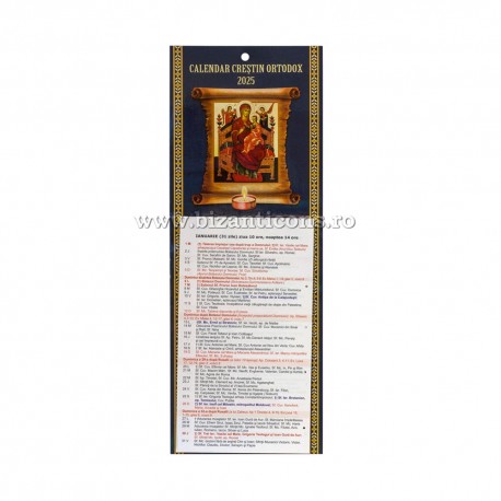 CALENDAR perete CLASIC 15,5x42 MD Bethleem CP15-104 200/set