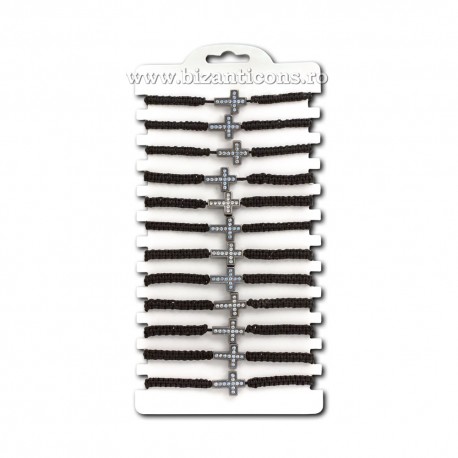 34-129 metanie ata Negru - cruce pietre12/set 34-129 metanie ata Negru - cruce pietre12/set
