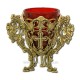 The 120-62Br the candle of the mass of the cluster to the bronze patina 12-inch 36/pack