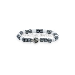 14-54 metanie hematit + cruce metal 12/set