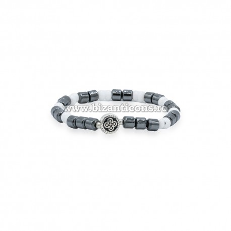 14-54 metanie hematit + cruce metal 12/set